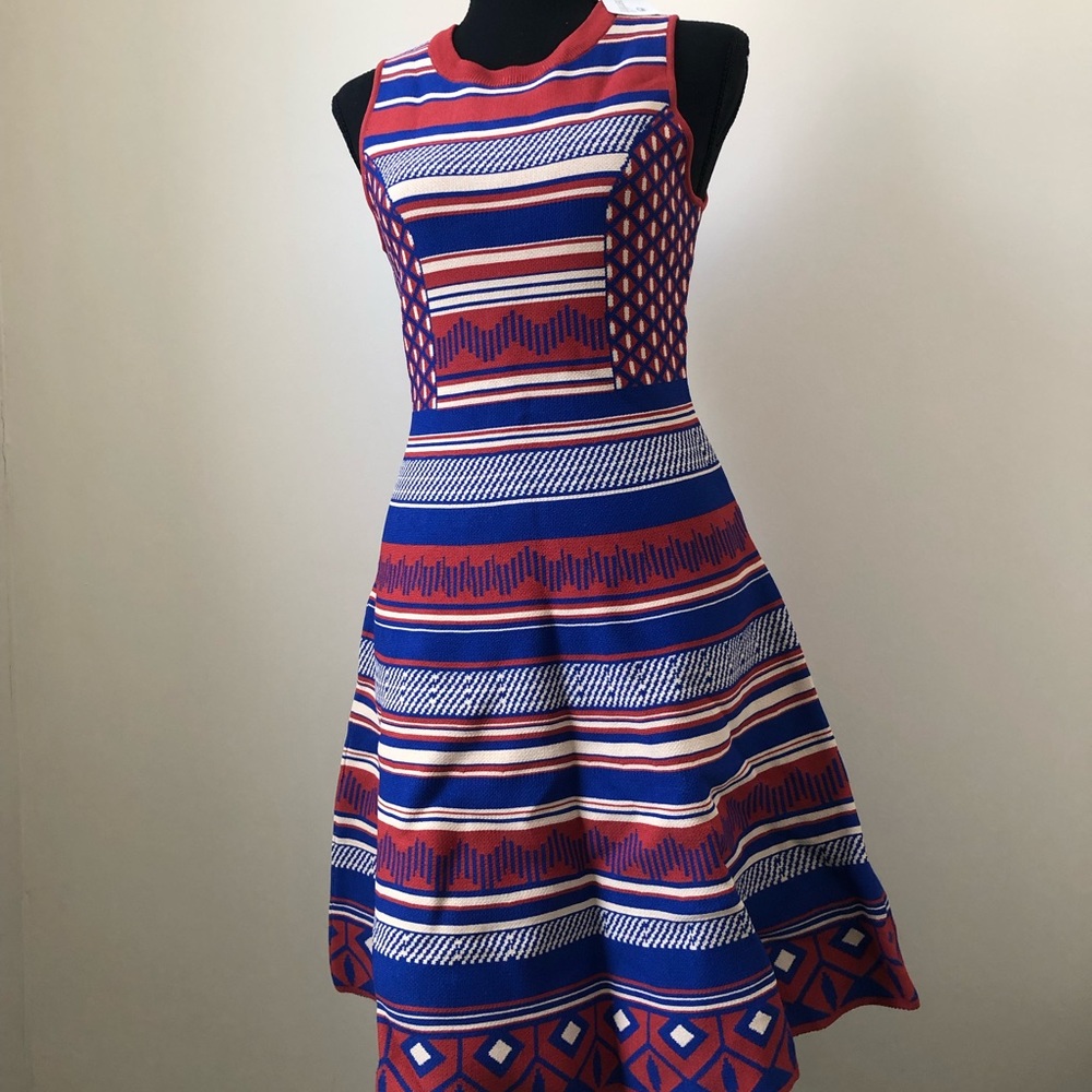 Peppermint Patterned Dress Size Medium